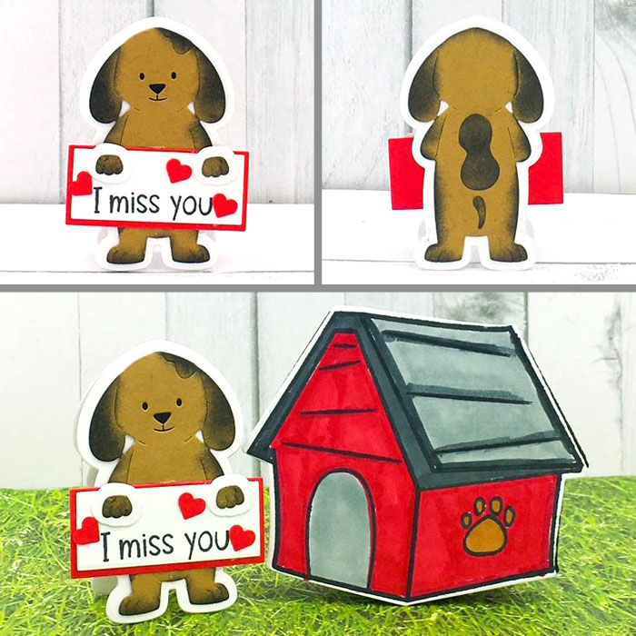 hangingoutdog2stamp Clear Stamp Set